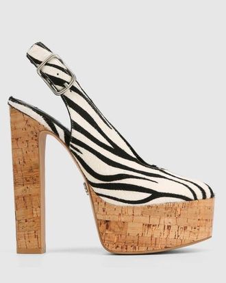 Naked Wolfe Rare Brown TPU in Zebra at Nordstrom, Size 37.5
