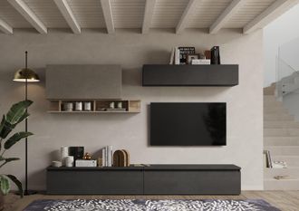 Inosign Wohnwand »Infinity, 6tlg. Breite 276 cm, Höhe variabel, Schrankwand, Anbauwand«