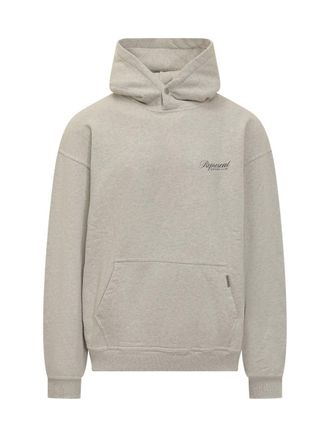 Represent Represent Grey Hoodie With Embroidered Logo