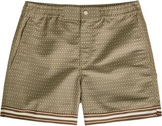 CH&Eacute; Studios Che Lucena Printed Stretch-shell Swim Shorts - Light Brown - XL