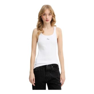 Diesel T-Wife-Od Top - Dames - Tops - Wit - Maat: XS Katoen