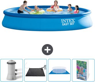 Intex Piscina Easy Set Redonda - 457x84 Cm - 7-piezas Scb110