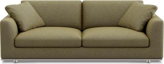 Castlery Hamilton Sofa Customized, Performance Boucle Moss, Spill Resistant, Removable Covers for Sofas by Castlery