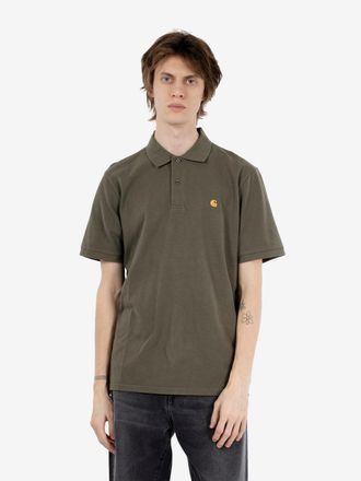 Carhartt Work in Progress S/S Chase Pique Polo leaf / gold