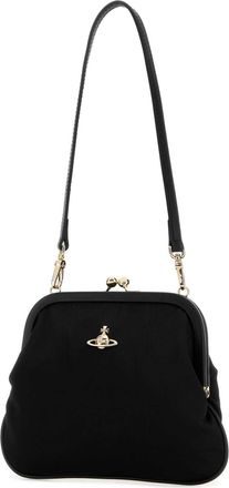 Vivienne Westwood Womens Black Fabric Shoulder Bag Borse A Mano