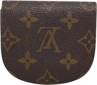 Louis Vuitton Pre-owned Coated Canvas Wallet - Dames - Vintage Accessoires - Bruin - ONE Size - Vintage