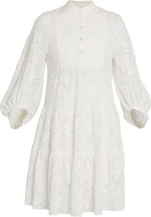 Erdem Abito corto a maniche corte - Bianco