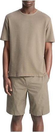 Vince Pima Pique Short Sleeve Crew Mens T Shirt Dome : 2XL, Cotton