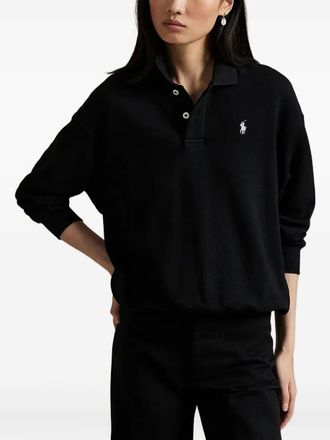 Polo Ralph Lauren Polo Pony-embroidered polo shirt - Black