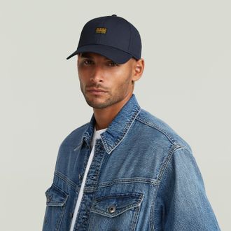 G-Star Baseball Cap G-STAR Originals Baseball Cap, Herren, blau (salute), Web, Obermaterial: 100% Baumwolle, unifarben, Caps Baseball Cap, mit Label-Aufn&auml;her