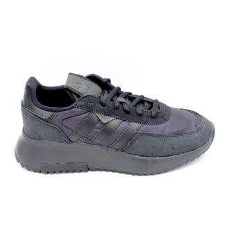 adidas Retrostijl Sneakers met Su&egrave;de Inzetstukken - Heren - Hardloopschoenen - Zwart - 42 EU - Su&egrave;de - Fitness