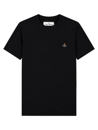 Vivienne Westwood Classic Emblem Crew Neck Cotton T-Shirt