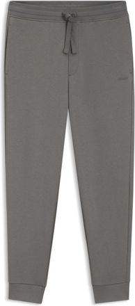 HUGO BOSS Cotton casual pants with elasticized cuffs