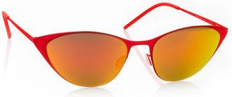 Italia Independent II 0203 055.000 Womens Sunglasses Orange Size 55