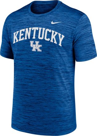 Nike Kentucky Primetime Arch Logo Velocity Nike Mens Dri-FIT College T-Shirt in Blue | NKPQ4EVNKY-DNF