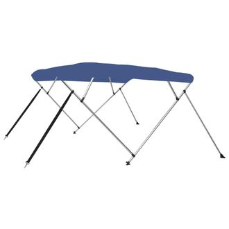 vidaXL Toldo Bimini De 4 Arcos Azul 243x180x137 Cm Vidaxl