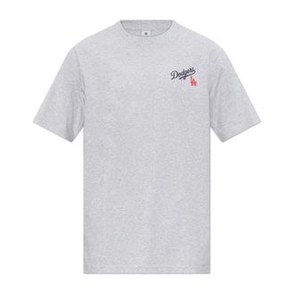 Sporty & Rich T-Shirts, unisex, Gray, Size: 2XL Sporty & Rich x the LA Dodgers