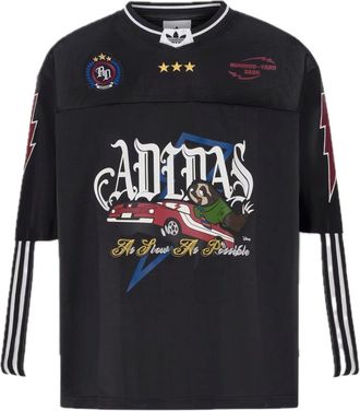 adidas Wild Jersey Asia Sizing Black KX4898