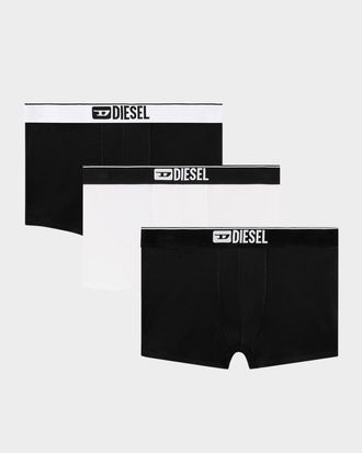 Diesel Men & apos;s UMBX-Damien 3-Pack Boxer Briefs