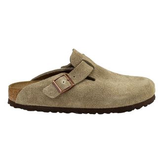 Birkenstock Sandal Boston Soft Footbed - Dames - Slip ons - Beige - 38 EU - Su&egrave;de - Schoenen