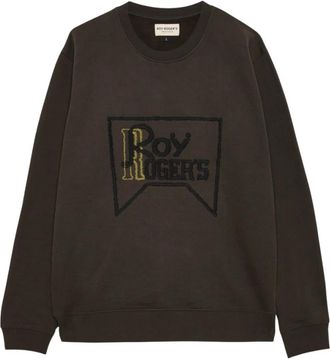 Roy Rogers Crewneck Sweatshirt - Heren - Sweatshirts & Hoodies - Grijs - Maat: XL Katoen