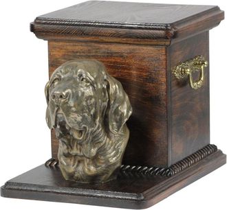 OEM Fila Brasileiro, Mast&iacute;n Brasile&ntilde;o - Una Urna Para Cenizas De Perro Con Una Estatuilla, Una Elegante Urna Para Un Perro, Una Urna &Uacute;nica Con Un Busto De