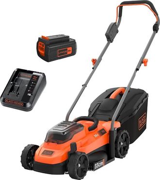 Black+Decker Cortac&eacute;sped Con 2 Bater&iacute;as 18v 4.0 Ah Bcmw33184l2-qw