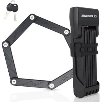 OEM Candado Plegable Para Bicicleta Crezuo Con Soporte Para Llave, Candado De Acero Aleado, Candado Plegable De Alta Seguridad.-crezuo