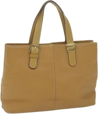 Burberry Pre-owned Handbags, female, Beige, Size: ONE SIZE Pre-owned Tote Bag
