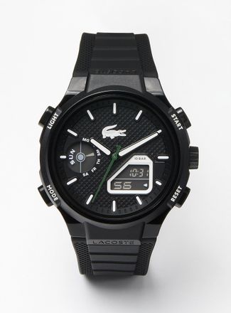 Lacoste Mens Digital Sport silicone-band watch