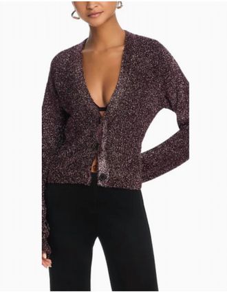 Derek Lam Kalena Cardigan In Raspberry