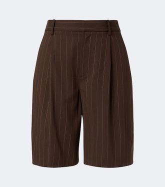 Ralph Lauren Collection Striped wool shorts