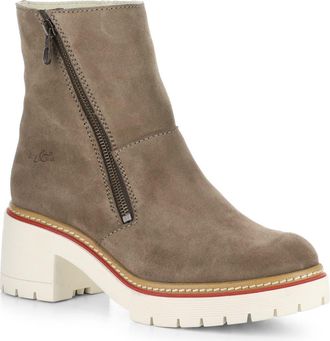 Bos. & Co. Zap Waterproof Suede Bootie in Taupe Suede at Nordstrom Rack, Size 7-7.5Us / 38Eu