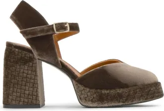 Castaner Schoenen, Dames, Bruin, 36 EU, Katoen, Visby Schoenen met Hak