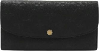 Louis Vuitton Pre-owned Wallets, female, Black, Size: ONE SIZE Pre-owned Canvas Wallet