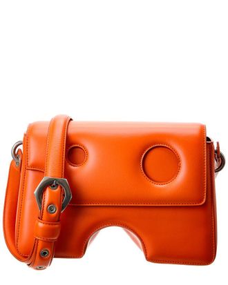 Off-white Burrow Leather Shoulder Bag (Authentic Pre-Loved)