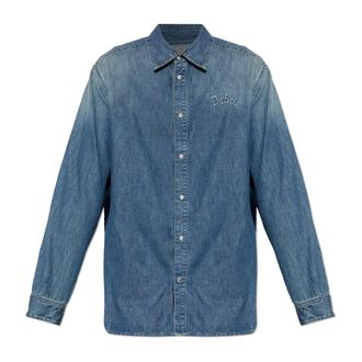 Diesel Denim Shirts, male, Blue, Size: XS D-Simply-S15 Shirt