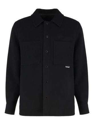 Canada Goose Atkinson shirt - men - Wool/Polyamide - L - Black