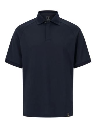 Boggi Milano raglan-sleeve polo shirt - Blue