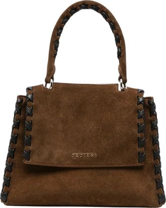 Orciani Tassen, Dames, Bruin, ONE Size, Leer, Sveva Small Bag