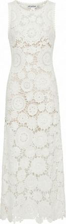 Self Portrait Crochet Maxi Dress