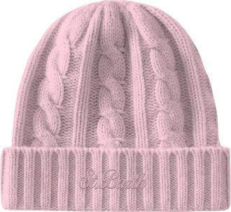 MC2 Saint Barth Gorro de lana Moss Braid - Accessories - Mujer - Rosa - ONE SIZE