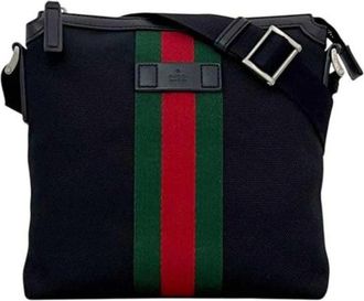 Gucci Pre-owned Shoulder Bag - unisex - Vintage Schoudertas - Zwart - ONE Size - Leer - Vintage