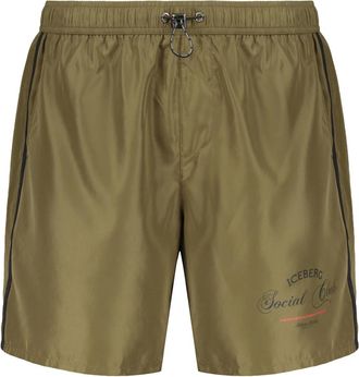 Iceberg Uomo, Costumi da bagno, Verde, 2Xl, new