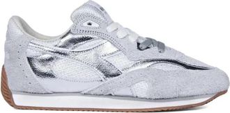 Diadora Equipe Revenge Iride - Dames - Sneakers - Grijs - 39 EU - Katoen - Schoenen
