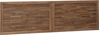 vidaXL Cabecero De Cama Natural Madera De Teca Maciza Vidaxl