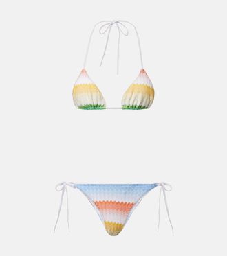 Missoni Bikini Chevron in lam&eacute;