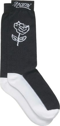 Marni Calzini con effetto jacquard - Nero