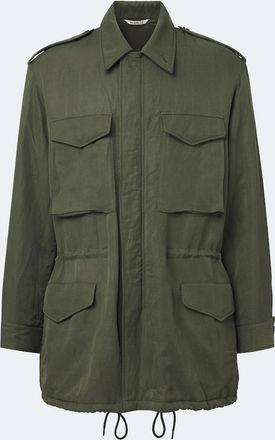 Auralee Silk and linen field jacket