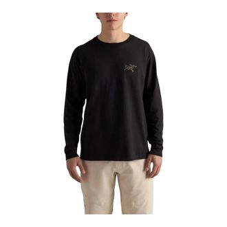 Arc'teryx Kragg Cotton Long Sleeve T-Shirt - Tops - Hombre - Negro - L
